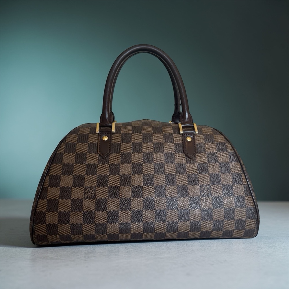 Louis Vuitton Damier Ebene Ribera MM Handbag Satchel